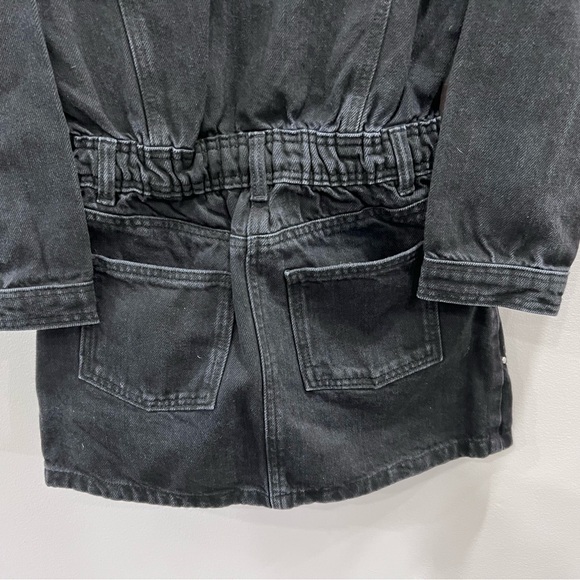 NWT Zara black denim dress - Picture 3 of 6